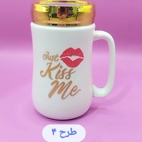 تصویر ماگ در آینه کمر باریک 