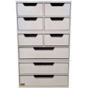 تصویر استند لوازم اداری رومیزی رانزو گالری کد 0033 - مشکی 