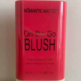 تصویر رژگونه استیکی رمانتیک مت 