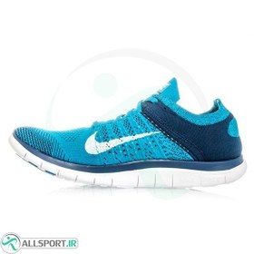 Nike flyknit hot sale free bleu