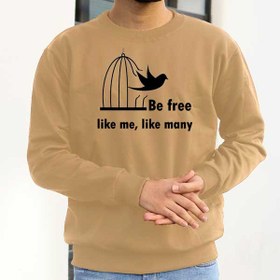 تصویر پلیور طرح آزادی و قفس پرنده 