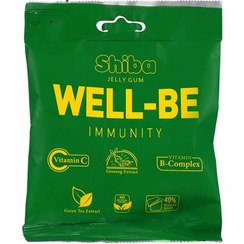 تصویر پاستیل شیبا مدل Immunity وزن ۶۰ گرم غنی شده با عصاره جنسینگ 