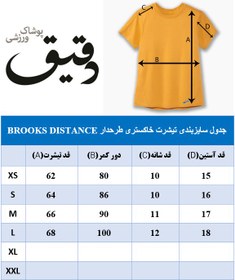 تصویر تیشرت ورزشی بروکس زنانه Brooks Distance Graphic Tee طوسی BROOKS DISTANCE GRAPHIC TEE