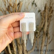 تصویر گوشواره نگینی کد EF17 