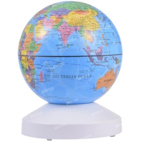 تصویر چراغ خواب موزیکال طرح کره زمین مدل GLOBE PROJECTION LAMP 