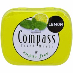 تصویر آبنبات و خوشبو کننده دهان بدون قند با طعم لیمو کامپس آلمان 14 گرم 