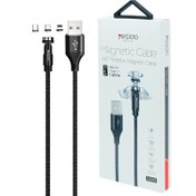 تصویر کابل آیفونی مگنتی Yesido CA68 2.4A 1m Yesido CA68 Lightning Cable