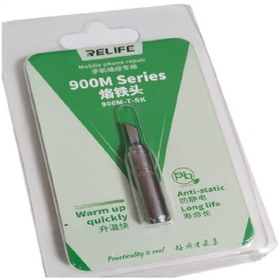 تصویر نوک هویه سرکاتری پهن Relife 900M-T-K Relife Soldering Tip 900M-T