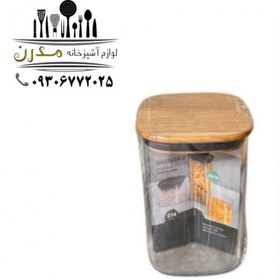 تصویر قوطی باریستا درب چوبی سایز 2آریسام(6 تایی) 