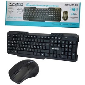 تصویر کیبورد و موس مچر مدل MR-415 MOUSE & kEYBORD MR-415 black