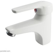 تصویر شیر روشویی کی دبلیو سی مدل اکسمارت سفید Kwc-faucet-xmart-basin-white