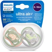 تصویر پستانک جفتی اونت ultra air سایز ۱۸-۶ ماه 