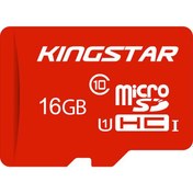 تصویر مموری کارت 16گیگ کینگ استار مدل Kingstar MicroSDHC Class 10 UHS-U1 R85 