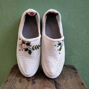 تصویر گیوه طرح سه گل 