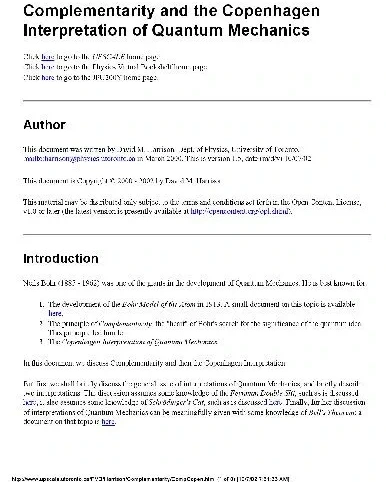 خرید و قیمت Complementarity and the Copenhagen Interpretation of ...