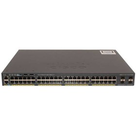 تصویر سوئیچ سیسکو مدل WS-C2960X-48LPS-L استوک Cisco WS-C2960X-48LPS-L 48Port Switch Stock