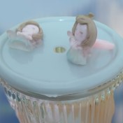 تصویر ست لیوان اسموتی نی دار همراه فیکسر یا انگشتر فرشته 