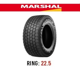 تصویر لاستیک خودرو مارشال مدل KXD10 (گل عقب) سایز 315/80R22.5 