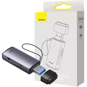 تصویر رم ریدر USB3 برند BASEUS -AIRJOY ( TF+SD ) 