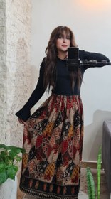 تصویر دامن رنگی رنگی 