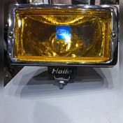 تصویر پرژکتور بزرگ شیشه زرد برند هلا جفتی چپ و راست 