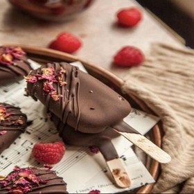 تصویر چوب بستنی رنگی مجموعه 50 عددی 