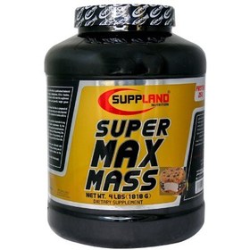 تصویر پودر سوپر مکس مس طعم موزی ساپلند نوتریشن 1818 گرمی Suppland Nutrition Super Max Mass 1818 g