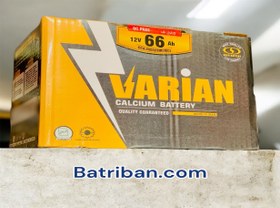 تصویر باتری خودرو صبا مدل واریان ۶۶ آمپر اتمی 