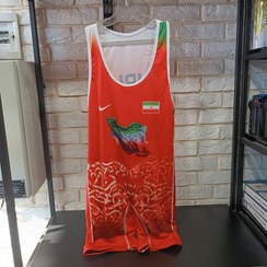 تصویر دوبنده کشتی مردانه طرح نایک کد RI-1 