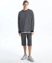 تصویر شورت و شلوارک مردانه خاکستری ال سی وایکیکی | S42517Z8 اورجینال 