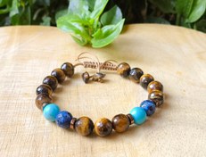 تصویر دستبند سنگ مردانه Stone accessory