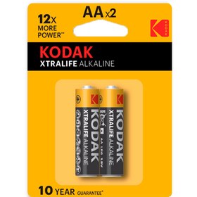 تصویر باتری قلمی کداک 2 عددی اکسترالایف ( kodak aa xtralife ) 