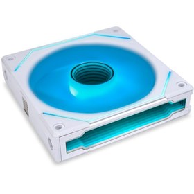 تصویر فن 3 تایی کیس گیمینگ لیان لی مدل UNI FAN SL-INFINITY 120 WHITE 