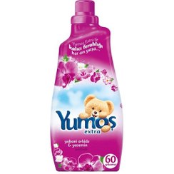 تصویر نرم کننده و خوشبو کننده لباس یوموش Yumos با رایحه ارکیده وحشی و گل یاس (1440ml) 