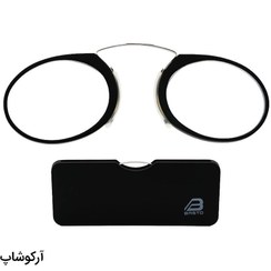 تصویر عینک مطالعه نمره +2.75 نزدیک بین طرح بدون دسته، رو بینی و دماغی مدل 16629 