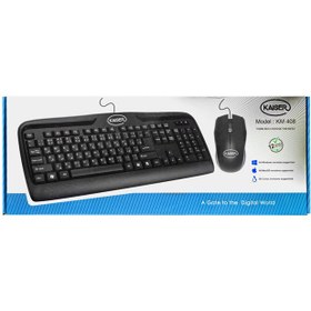 تصویر کیبورد و ماوس کایزر مدل KM408 **KAISER KM408 KEYBOARD & MOUSE**