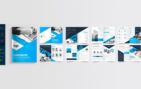 تصویر بروشور مدرن شرکتی – Corporate brochure design 