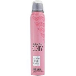 تصویر اسپری خوشبو کننده بدن زنانه مدل La Vie Est Belle حجم 200میل سلکشن سیتی Selection City Body Spray La Vie Est Belle For Women 200ml