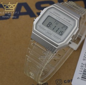 تصویر ساعت مچی اورجینال زنانه کاسیو Casio سفید | سفید صدفی| سفید| کد رفرنس F-91WS-7DF کد محصول:66740