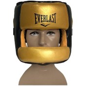 تصویر کلاه بوکس چرم آتل دار اورلست EVERLAST 