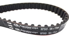 تصویر تسمه تایم ۲۰۶ تیپ ۲ پاورگریپ گیتس ۱۰۴ دندانه اصلی Powergrip Gates Timing Belt Peugeot 206 TU3