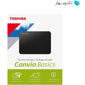 تصویر هارد Toshiba مدل Canvio Basics (1TB) 
