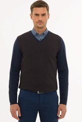 تصویر بافت مردانه پیر کاردین آستین بلند راسته | Pierre Cardin G021SZ0TK.000.1217413 