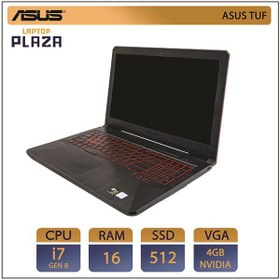 تصویر لپ تاپ اپن باکس گیمینگ ایسوس ASUS TUF GAMING CPU i7(8)H-RAM 16GB-HARD 512GB SSD-VGA 4GB NVIDIA 