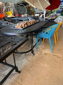 تصویر میز اتشدان بزرگ خطی 