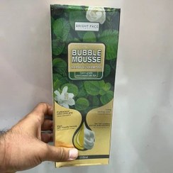 تصویر شامپو رنگ گیاهی بابلموس معروف ژلاتین رنگ مشکی 