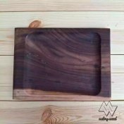 تصویر سینی چوبی دست ساز کد d122 