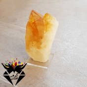 تصویر سنگ راف سیترین اصل پایه دار ST3051 