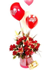 تصویر مدل دسته گل ولنتاین 