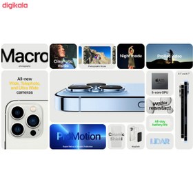 تصویر گوشی موبایل اپل مدل iPhone 13 Pro Max A2644 دو سیم‌ کارت ظرفیت 512 گیگابایت و رم 6 – اکتیو 